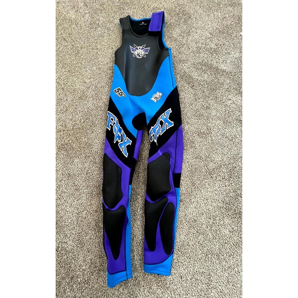 Vintage‎ Fox Racing Radiator 3 Wetsuit Mens Medium Purple Mountain Bike Gear